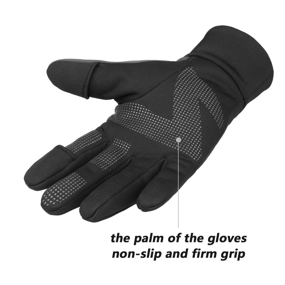 OZERO Winter Windproof Fishing Gloves | Touchscreen Cycling Gloves For Cold Weather - Image 5